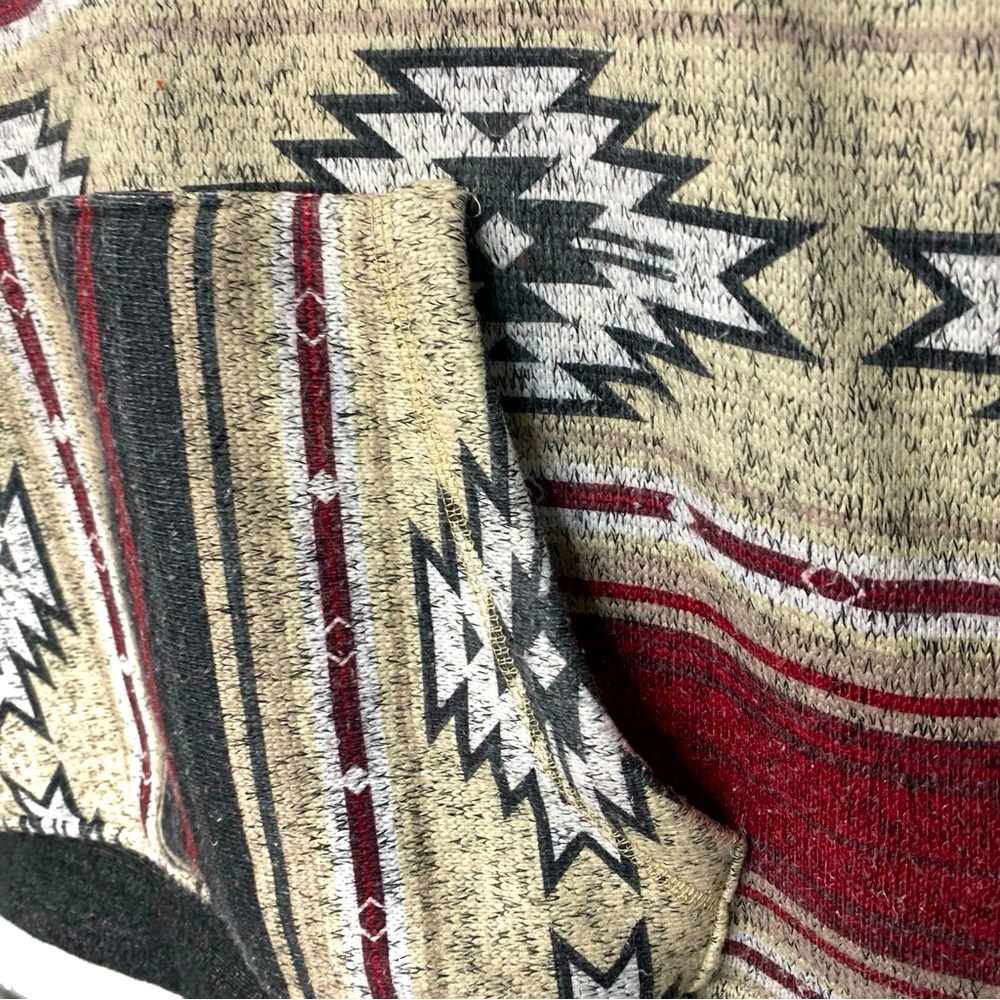 Trademark Brooklyn Cloth MFG Co All Over Print Aztec Oversized Hoodie Sweatshirt - Picture 5 of 10